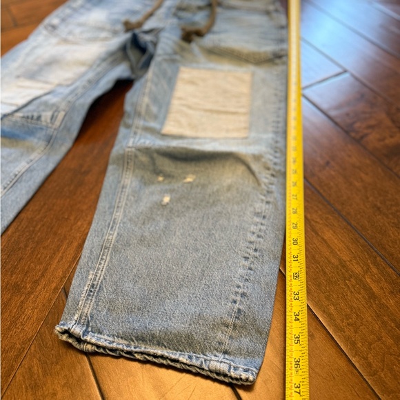 We The Free Moxie Pull-On Barrel Jeans- Truest Blue - Picture 5 of 10